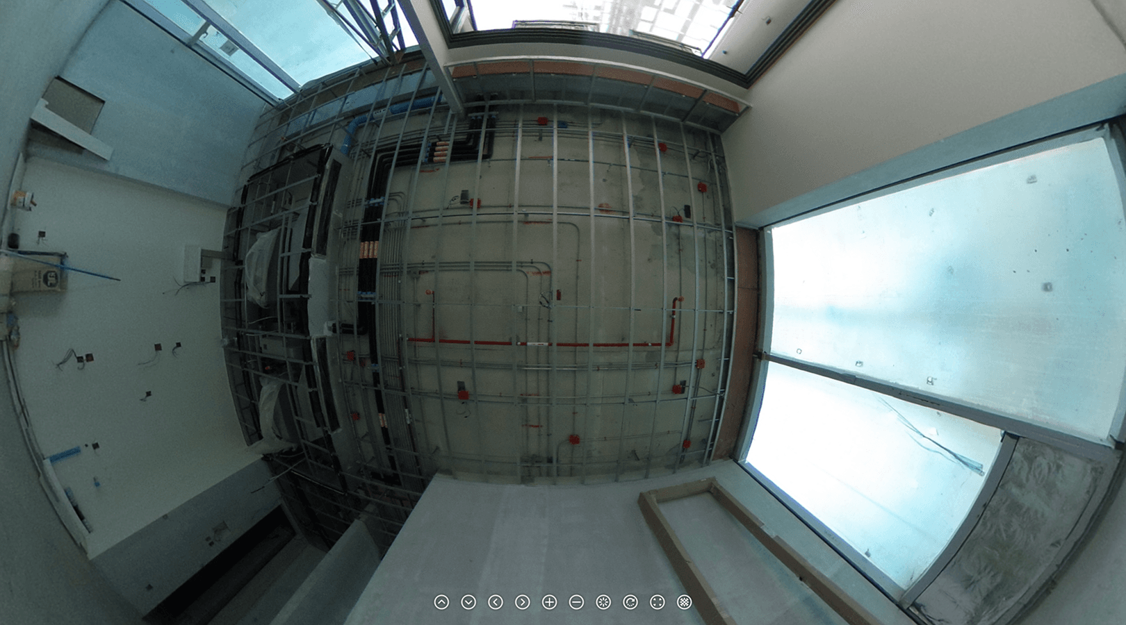 360° photo of an as-built site